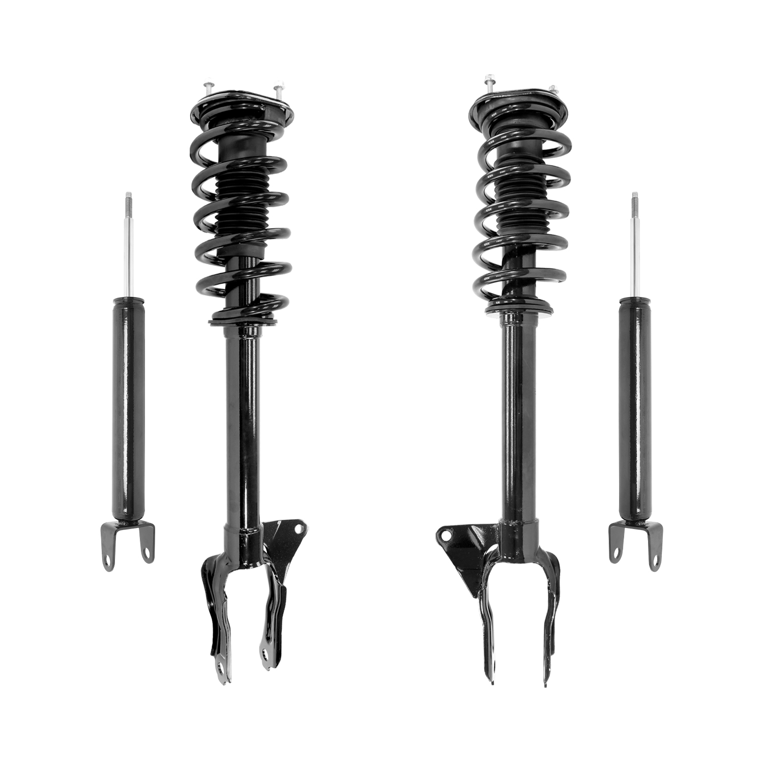 Complete Strut & Shock Assembly For 2011-2015 Dodge Durango – Front & Rear Quick Replacement Kit