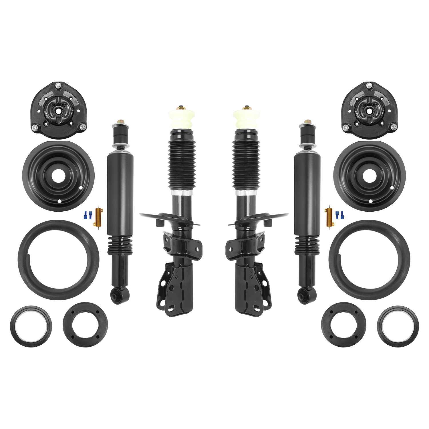 Unity Automotive 4-61200C-65210C-001 Air Spring to Coil Spring Conversion Kit For CADILLAC